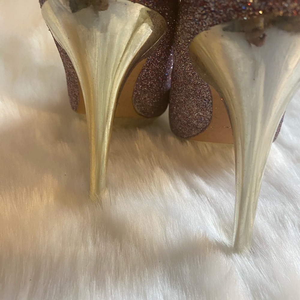 Bcbg maxazria customized  glitter prom shoes - Picture 8 of 8